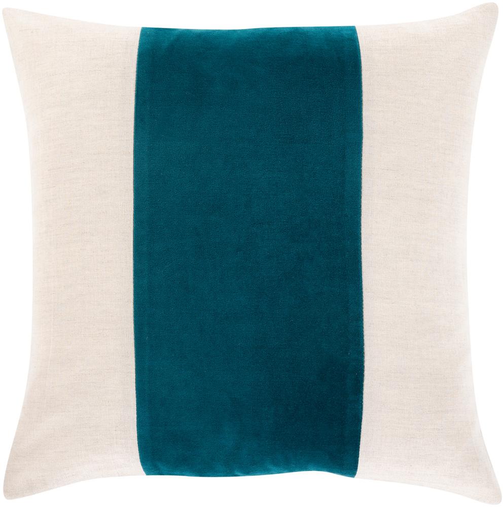 Livabliss - Moza 22inLx22inW Accent Pillow - With Down Insert - MZA004-2222D_CLOSEOUT veiw 1