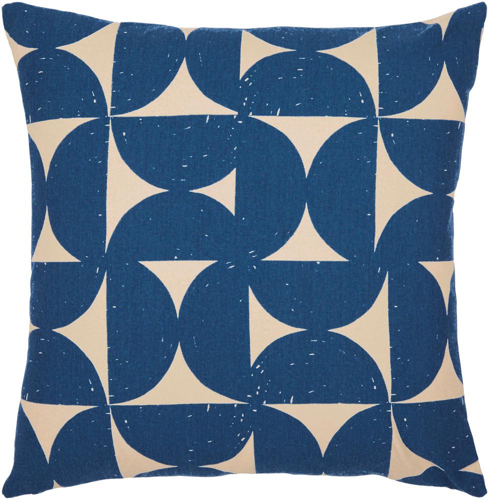 Livabliss - Natur 20inLx20inW Accent Pillow - With Down Insert - NTR003-2020D_CLOSEOUT veiw 1