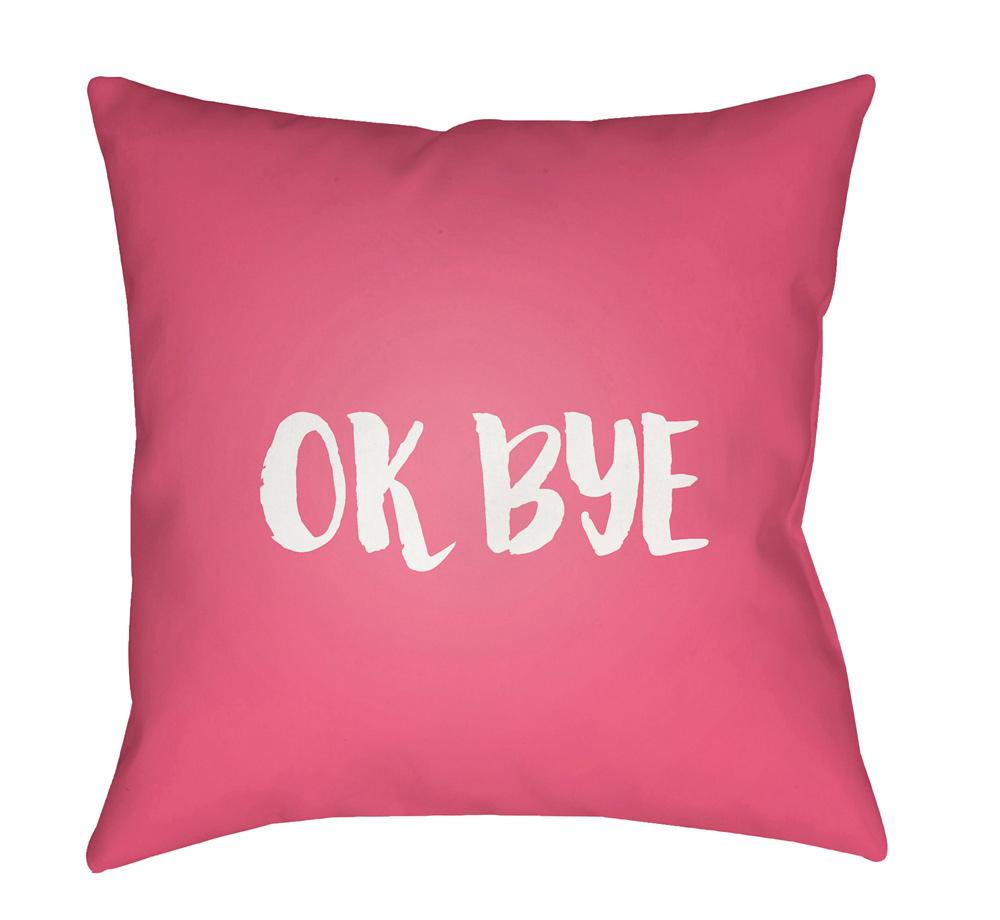 Livabliss - Ok Bye 20inLx20inW Accent Pillow - QTE054-2020 veiw 1