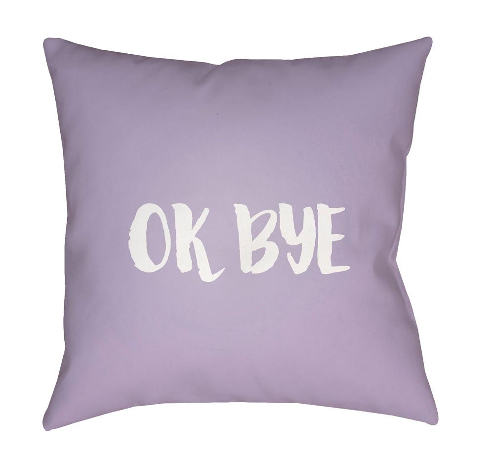 Livabliss - Ok Bye 20inLx20inW Accent Pillow - QTE056-2020 veiw 1