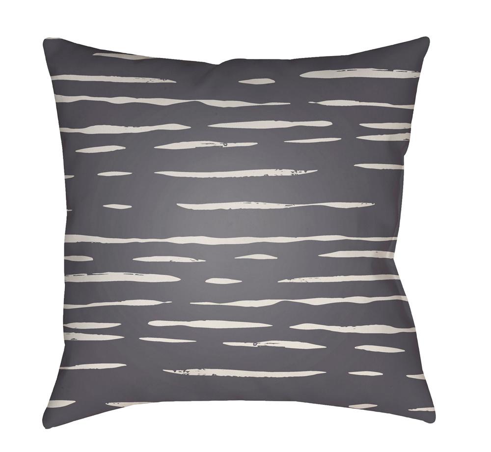 Livabliss - Painted Stripes 20inLx20inW Accent Pillow - WRAN001-2020 veiw 1