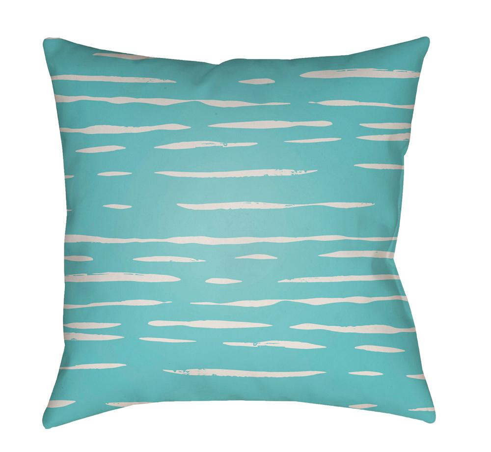 Livabliss - Painted Stripes 18inLx18inW Accent Pillow - WRAN004-1818 veiw 1