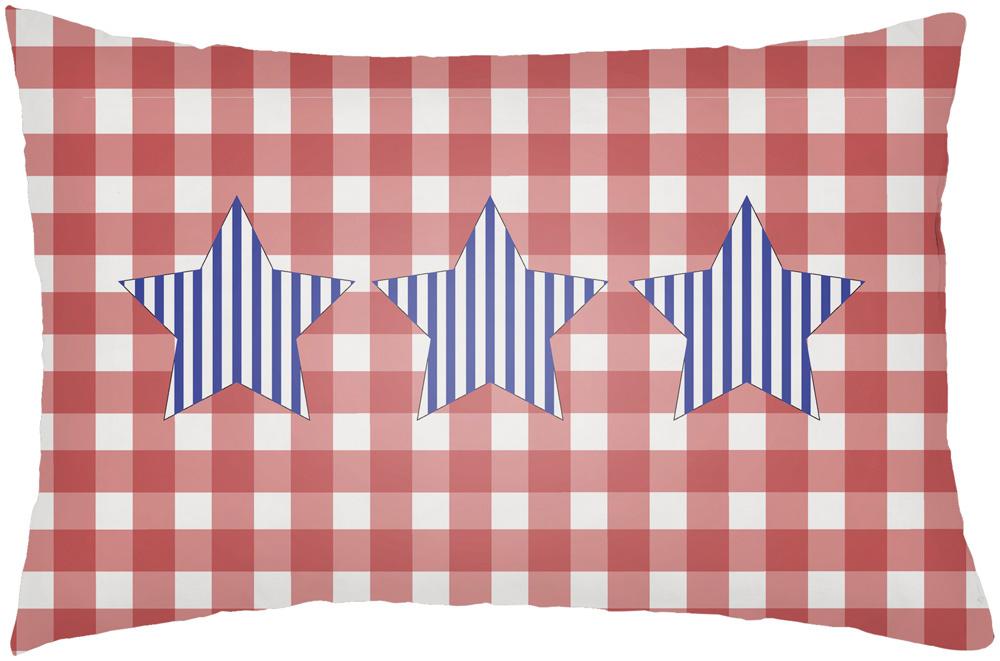 Livabliss - Patriotic 14inLx22inW Lumbar Pillow - PII001-2214 veiw 1
