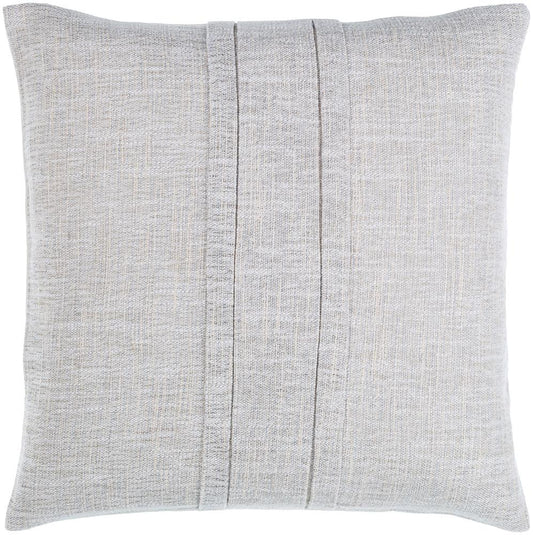 Livabliss - Pleated Cotton 22inLx22inW Accent Pillow - With Down Insert - PAC002-2222D veiw 1