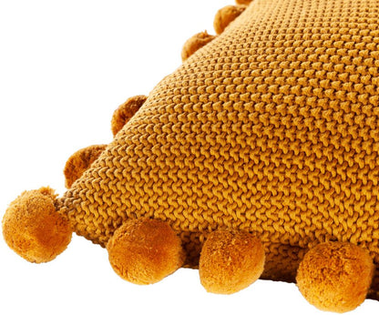 Livabliss - Pomtastic 18inLx18inW Accent Pillow - With Down Insert - POM001-1818D veiw 2