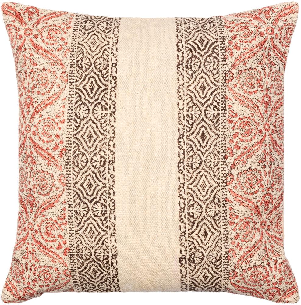 Livabliss - Prisha 18inLx18inW Accent Pillow - With Down Insert - PSH003-1818D_CLOSEOUT veiw 1