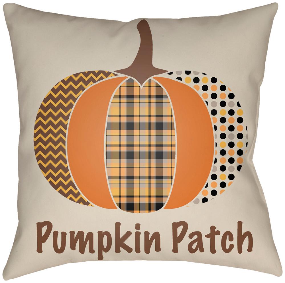 Livabliss - Pumpkin Patch 20inLx20inW Accent Pillow - PKP001-2020 veiw 1