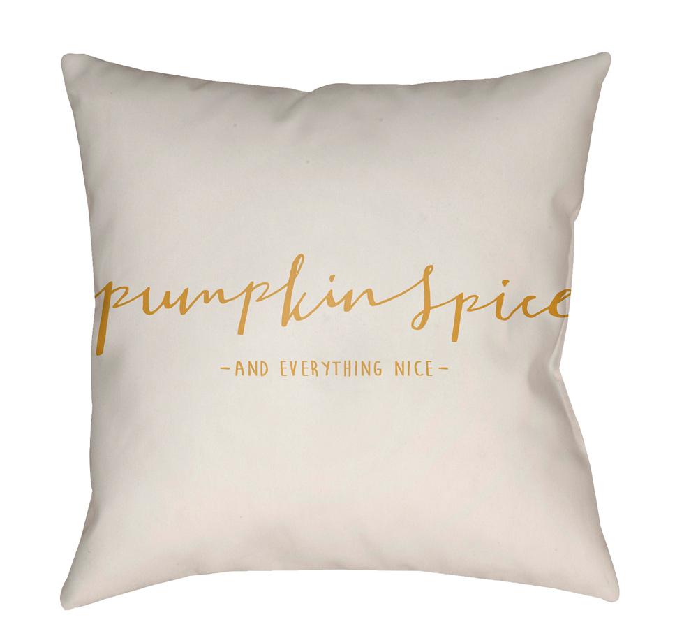 Livabliss - Pumpkin Spice 18inLx18inW Accent Pillow - PKN004-1818 veiw 1