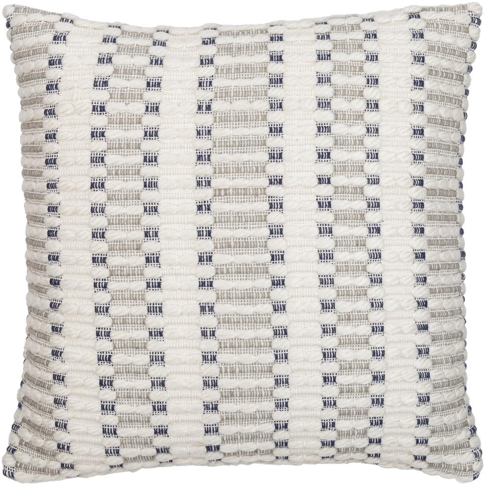 Livabliss - Rotterdam 20inLx20inW Accent Pillow - With Down Insert - RTD001-2020D veiw 1