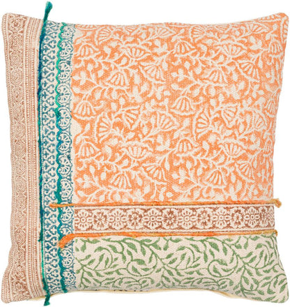 Livabliss - Sanga 18inLx18inW Accent Pillow - With Down Insert - SGA001-1818D_CLOSEOUT veiw 1