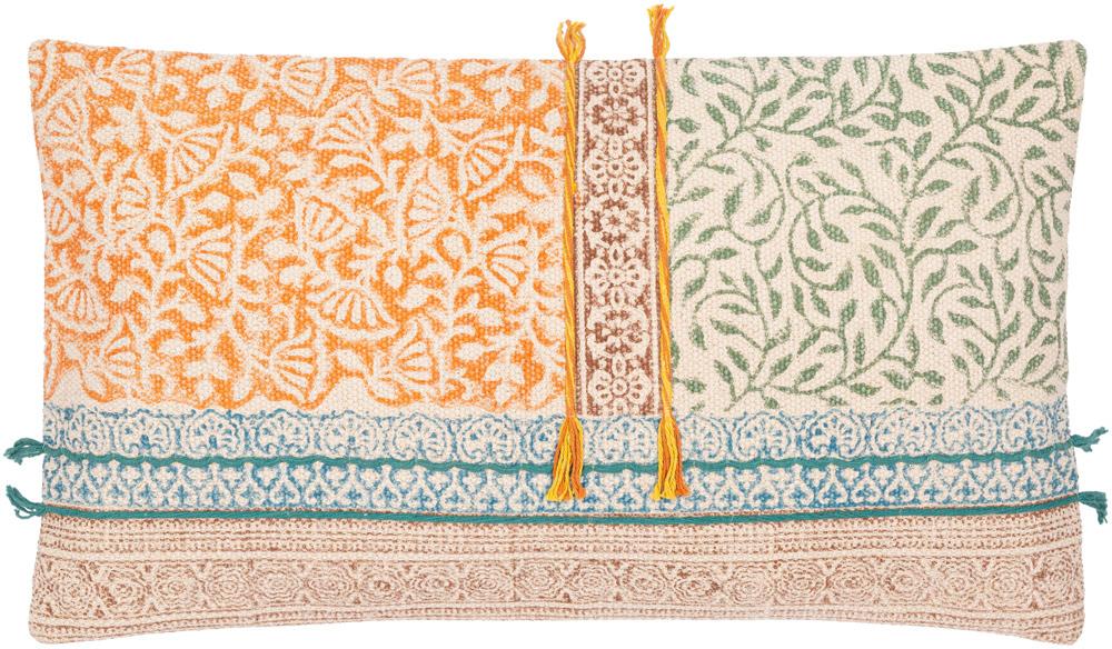 Livabliss - Sanga 14inLx22inW Lumbar Pillow - With Poly Insert - SGA001-1422P_CLOSEOUT veiw 1