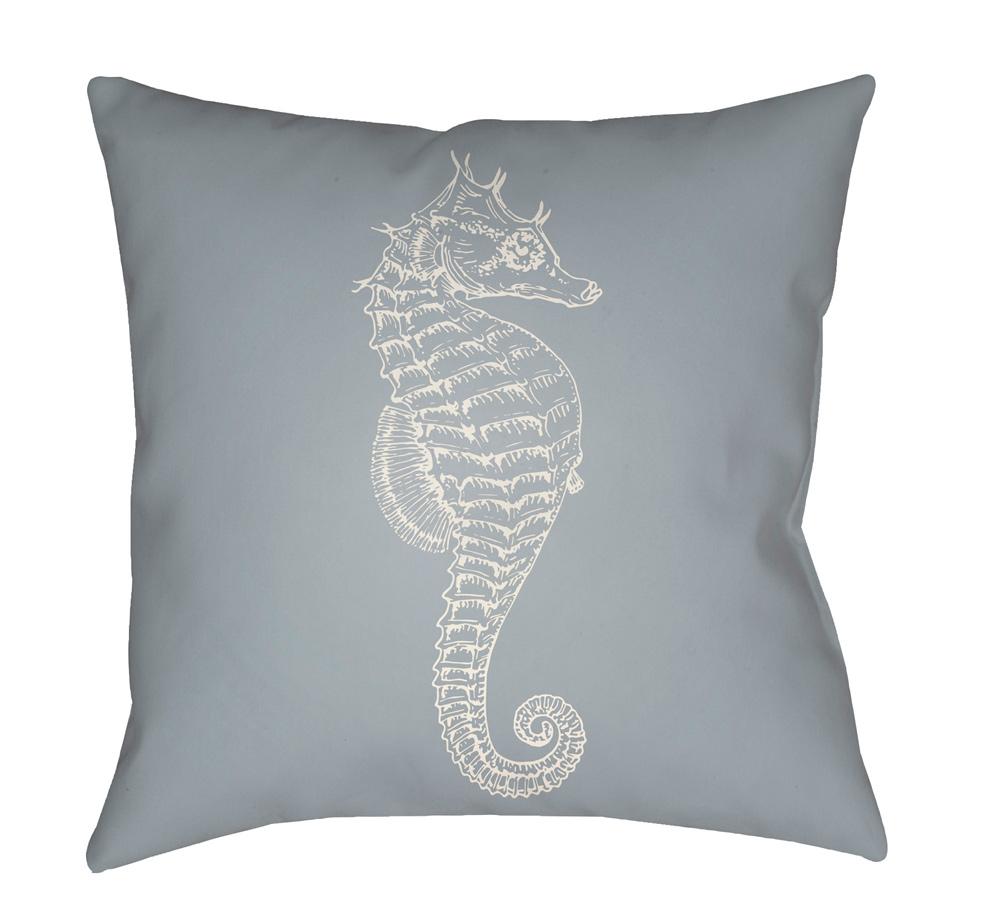 Livabliss - Seahorse 18inLx18inW Accent Pillow - SOL058-1818 veiw 1