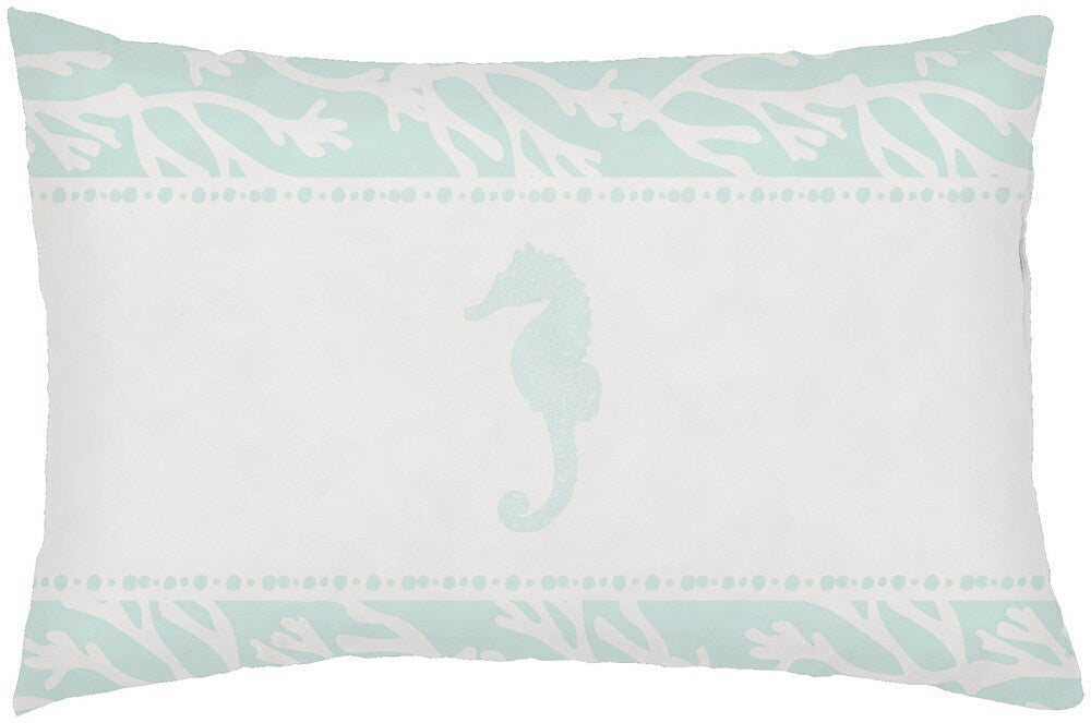 Livabliss - Seasalt & Seahorses 14inLx24inW Lumbar Pillow - PHDSH001-1424 veiw 1