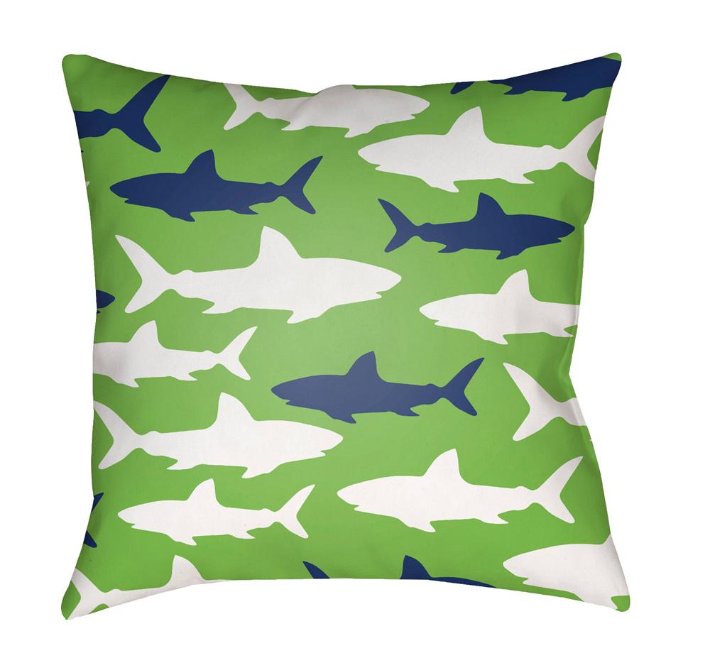 Livabliss - Sharks 18inLx18inW Accent Pillow - LIL074-1818 veiw 1