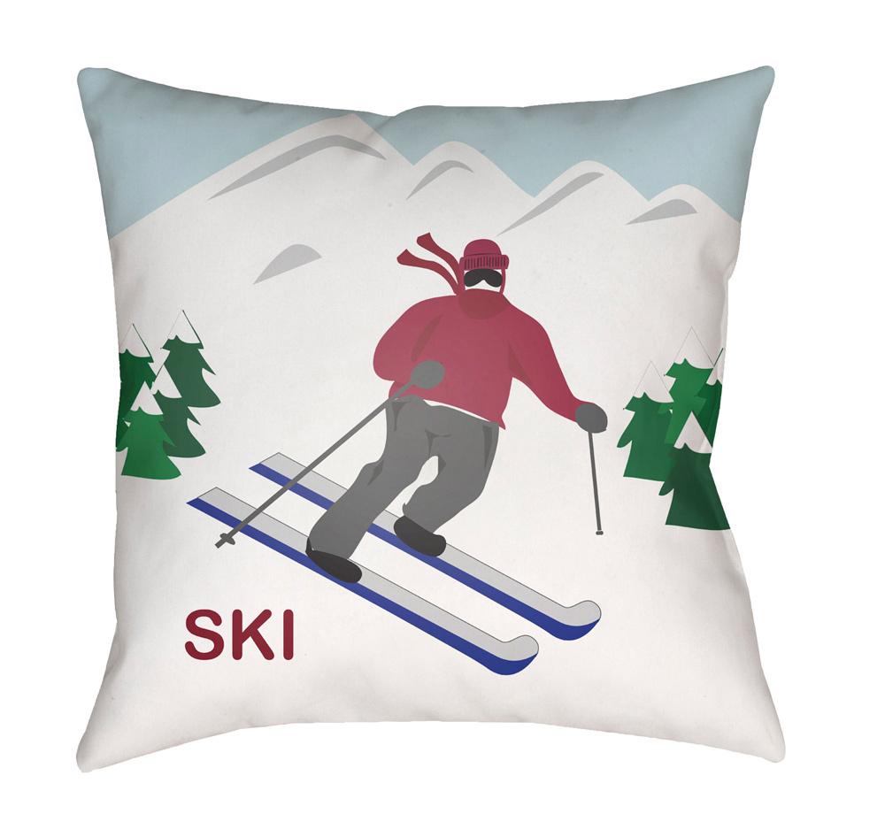 Livabliss - Ski I 20inLx20inW Accent Pillow - SKI001-2020 veiw 1