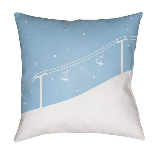 Livabliss - Ski Lift 18inLx18inW Accent Pillow - SKI009-1818 veiw 1