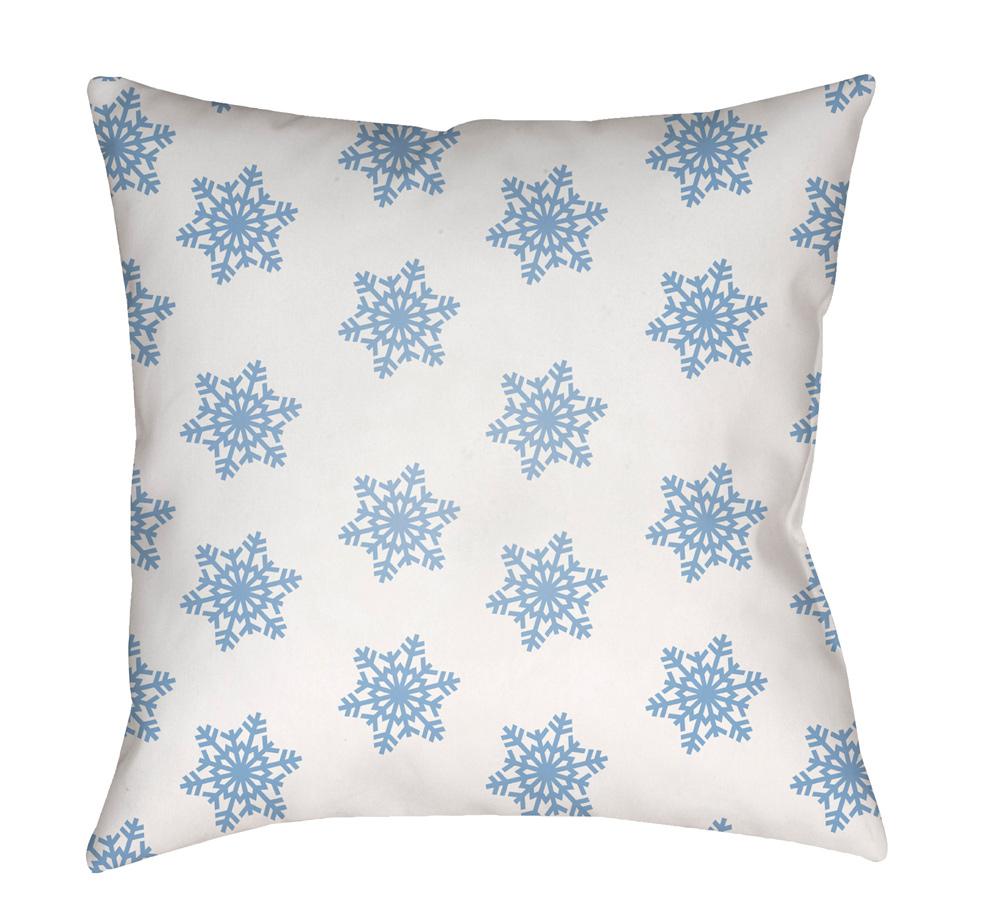 Livabliss - Snowflakes 18inLx18inW Accent Pillow - HDY097-1818 veiw 1