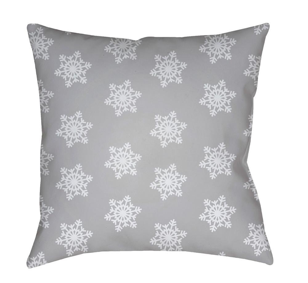 Livabliss - Snowflakes 20inLx20inW Accent Pillow - HDY099-2020 veiw 1