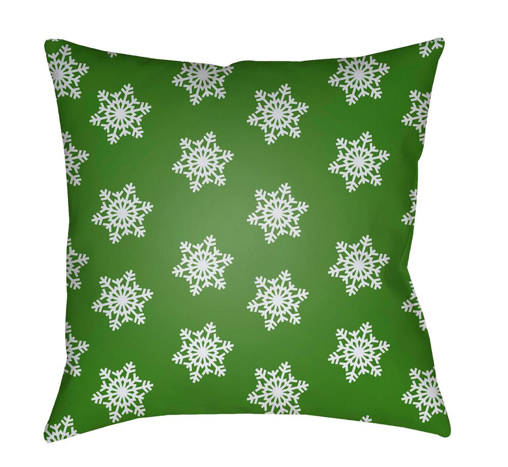 Livabliss - Snowflakes 18inLx18inW Accent Pillow - HDY101-1818 veiw 1