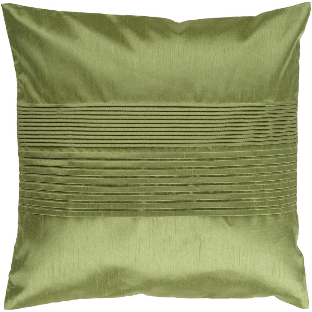 Livabliss - Solid Pleated 18inLx18inW Accent Pillow - With Poly Insert - HH013-1818P veiw 1