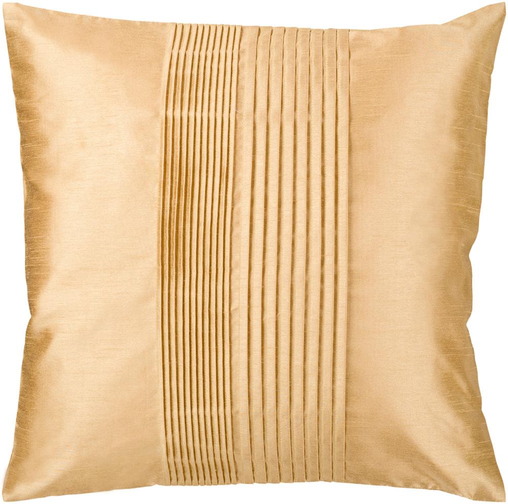 Livabliss - Solid Pleated 22inLx22inW Accent Pillow - With Poly Insert - HH022-2222P_CLOSEOUT veiw 1
