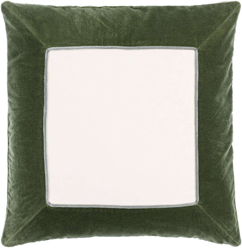 Livabliss - Squared 22inLx22inW Accent Pillow - With Down Insert - SQA003-2222D veiw 1