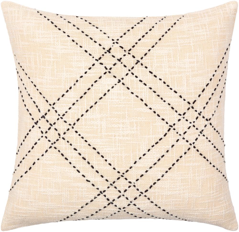 Livabliss - Sunnyvale 22inLx22inW Accent Pillow - With Down Insert - SYV001-2222D veiw 1