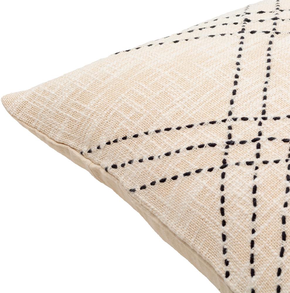 Livabliss - Sunnyvale 22inLx22inW Accent Pillow - With Down Insert - SYV001-2222D veiw 2