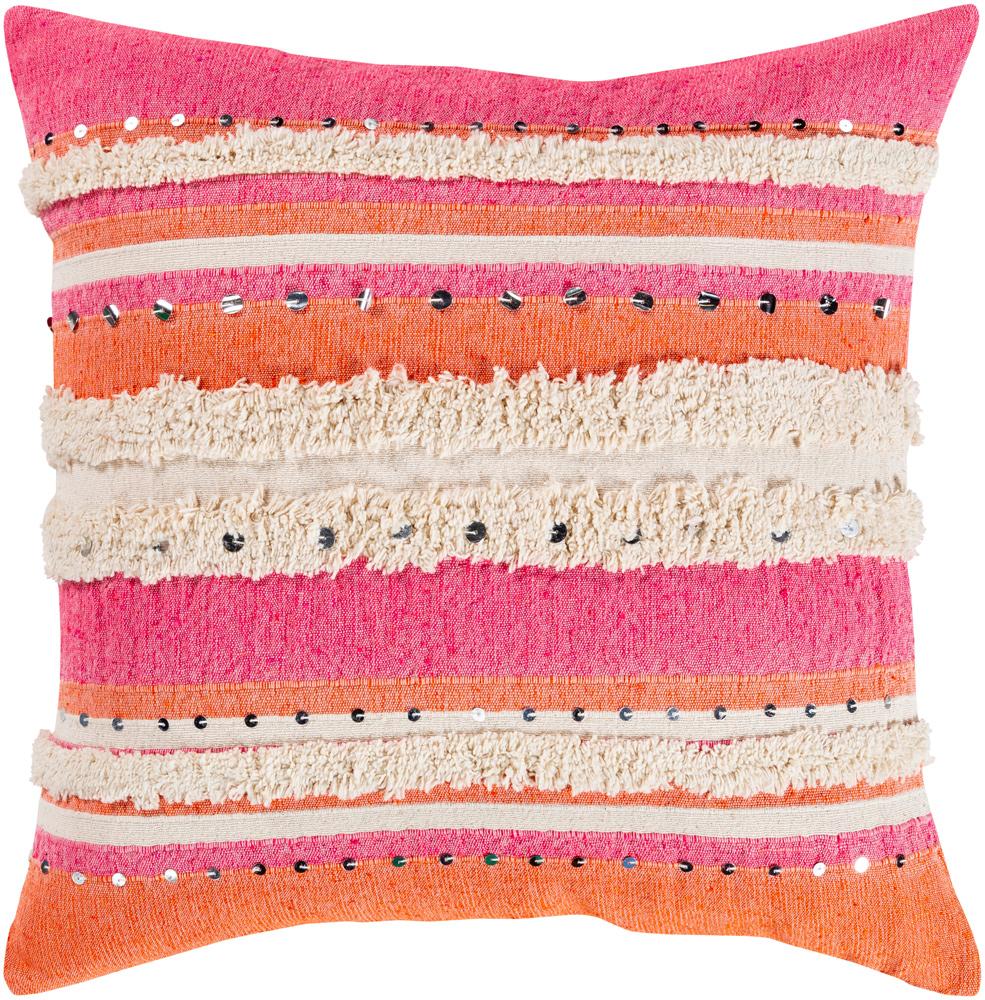 Livabliss - Temara 22inLx22inW Accent Pillow - With Down Insert - TMA002-2222D veiw 1
