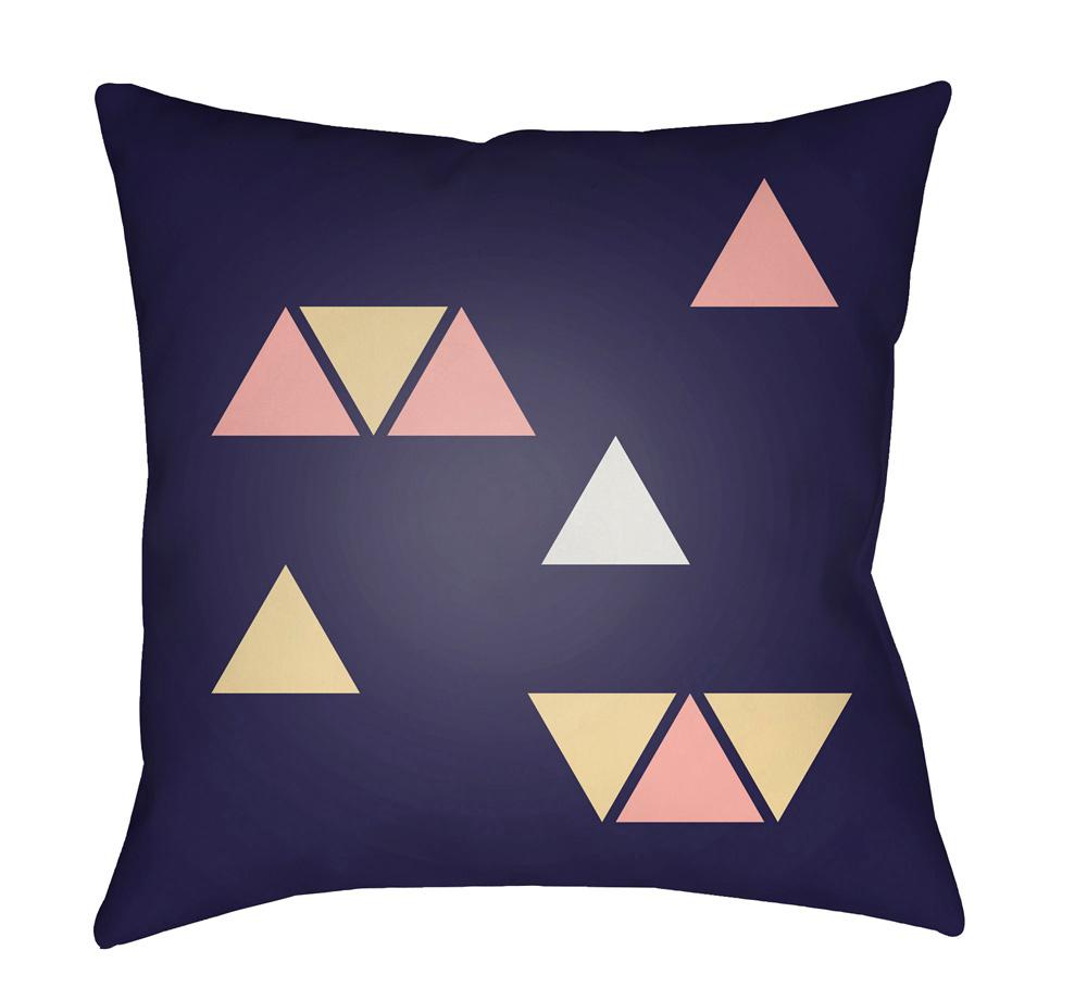 Livabliss - Triangles 20inLx20inW Accent Pillow - WRAN013-2020 veiw 1