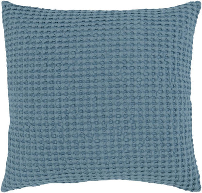 Livabliss - Waffle 20inLx20inW Accent Pillow - With Down Insert - WFL008-2020D veiw 1