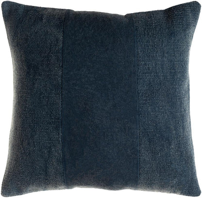 Livabliss - Washed Stripe 18inLx18inW Accent Pillow - With Down Insert - WSS001-1818D veiw 1
