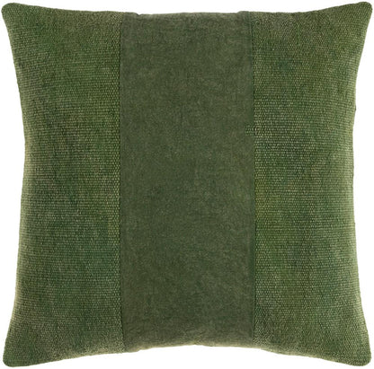 Livabliss - Washed Stripe 20inLx20inW Accent Pillow - With Down Insert - WSS003-2020D veiw 1