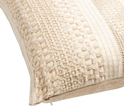 Livabliss - Washed Waffle 18inLx18inW Accent Pillow - Standard - WWA004-1818 veiw 2