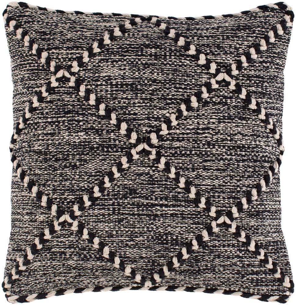 Livabliss - Zanafi 22inLx22inW Accent Pillow - With Down Insert - ZNF001-2222D veiw 1