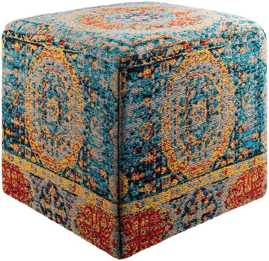 Livabliss - Amsterdam Ottoman - Blue - AMPF001-181818 veiw 1