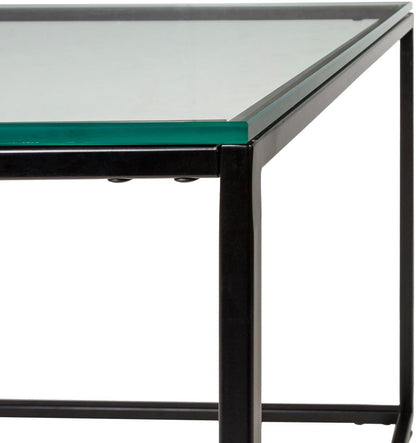 Livabliss - Aryaa Coffee Table - Clear - Black - YAA-003_CLOSEOUT veiw 2
