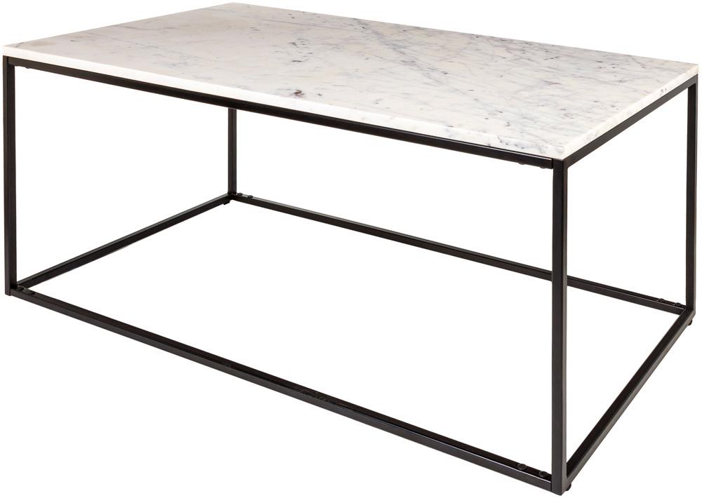 Livabliss - Aryaa Coffee Table - White - Black - YAA-001 veiw 1