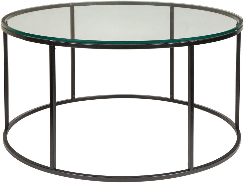 Livabliss - Aryaa Coffee Table - Clear - Black - YAA-006_CLOSEOUT veiw 1