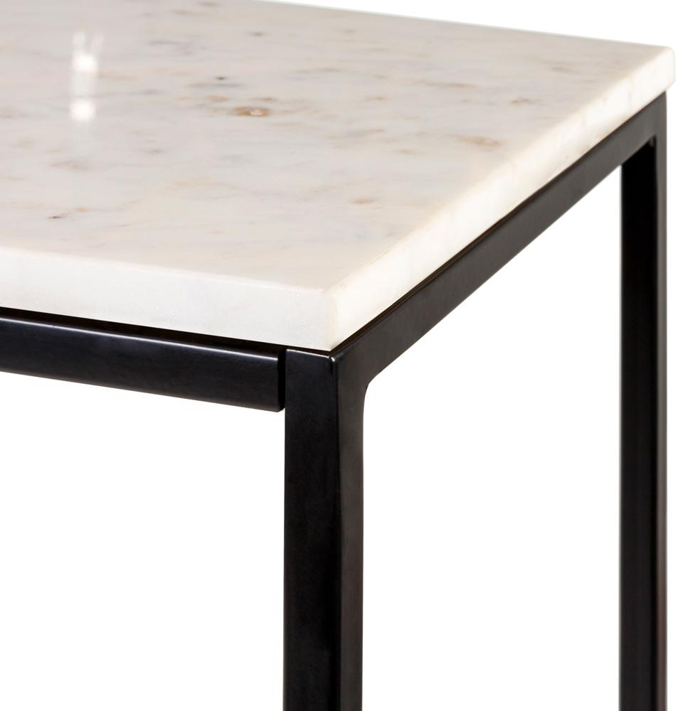 Livabliss - Aryaa Console Table - White - Black - YAA-007 veiw 2
