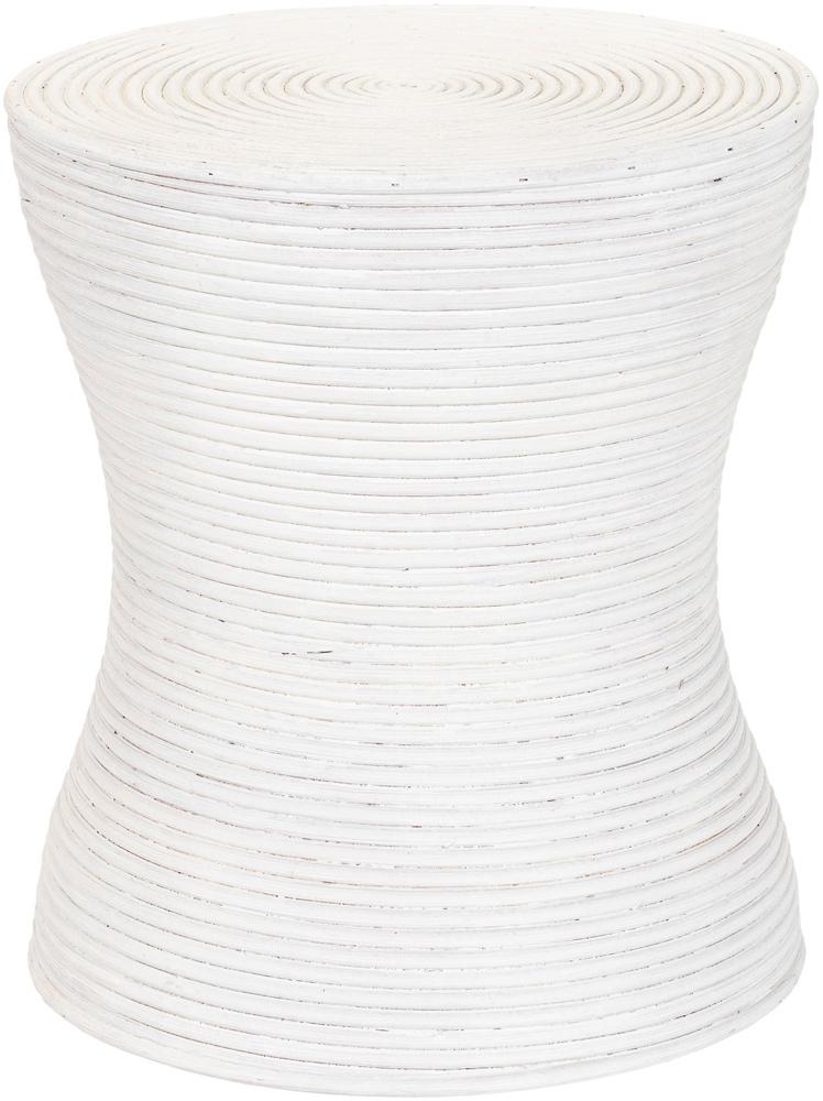 Livabliss - Balinese End Table - White - BAS-005 veiw 1