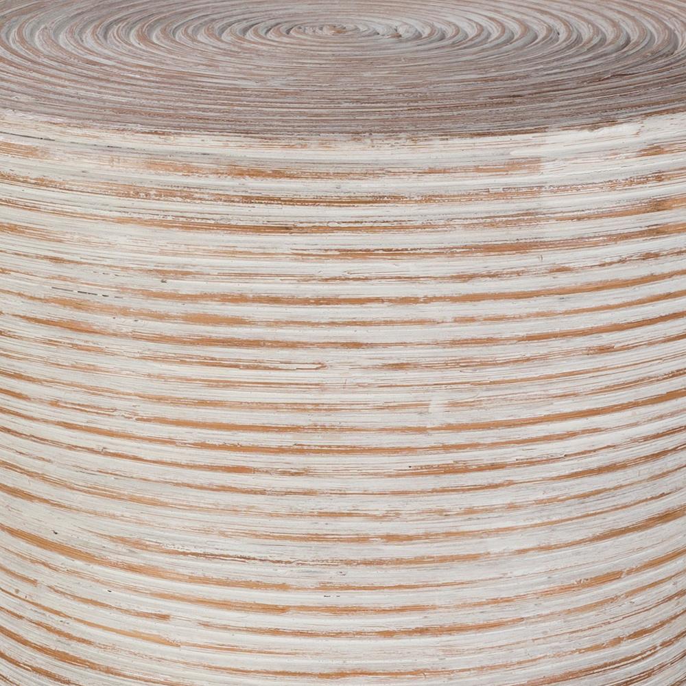 Livabliss - Balinese End Table - White - BAS001-121218 veiw 2