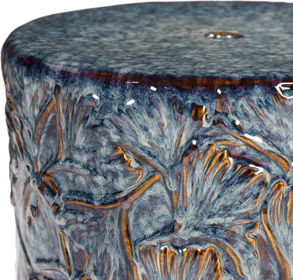 Livabliss - Bishop Garden Stool - Blue - BIH-002 veiw 2