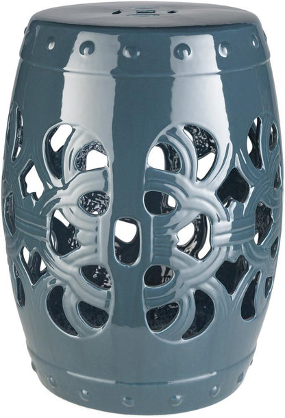 Livabliss - Brinnon Garden Stool - Blue - BIN004-131318 veiw 1