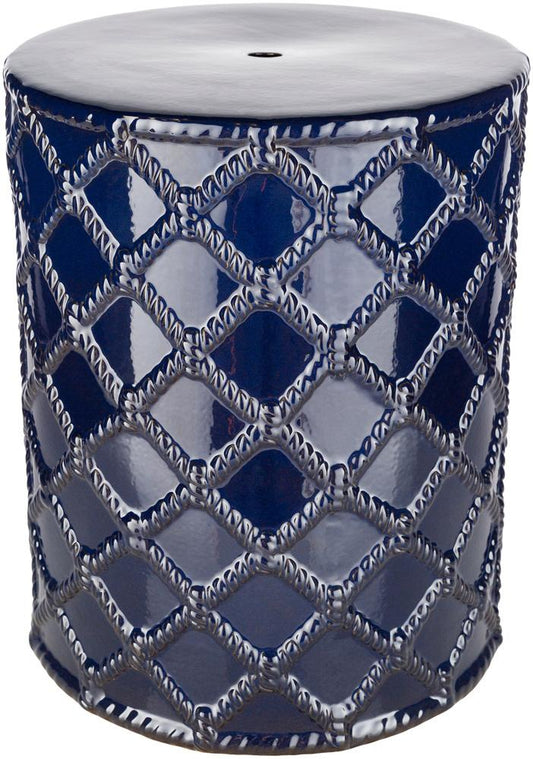 Livabliss - Gaylor Garden Stool - Blue - GAY002-141418 veiw 1