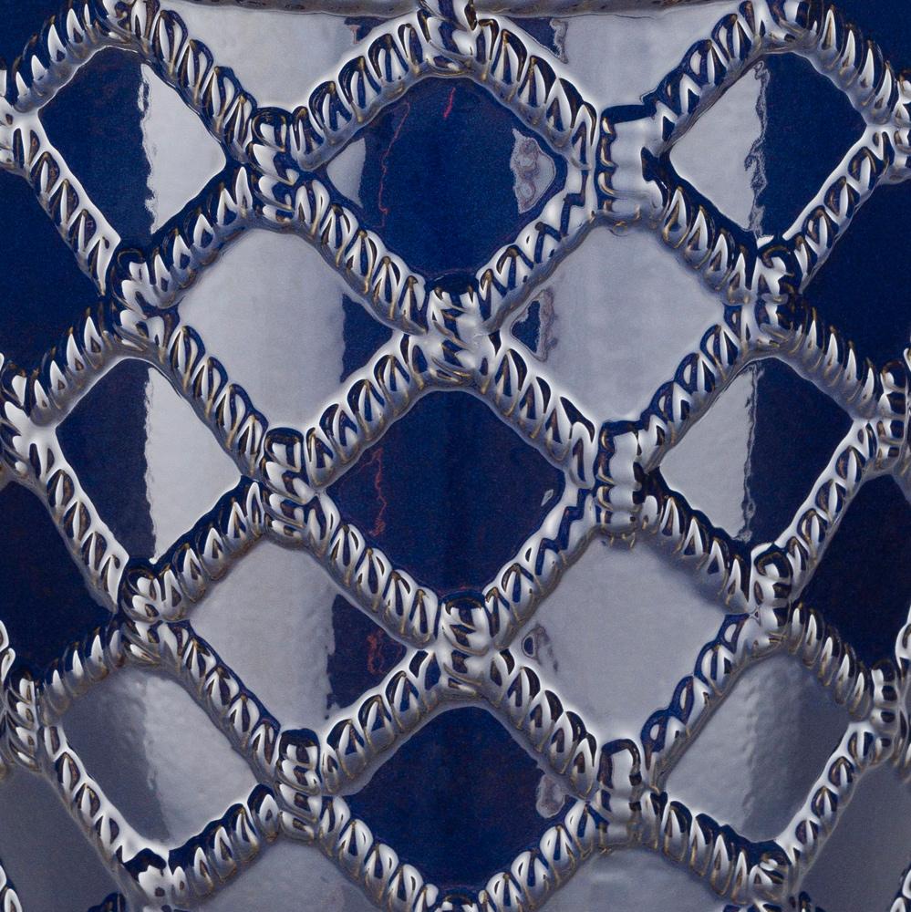 Livabliss - Gaylor Garden Stool - Blue - GAY002-141418 veiw 2