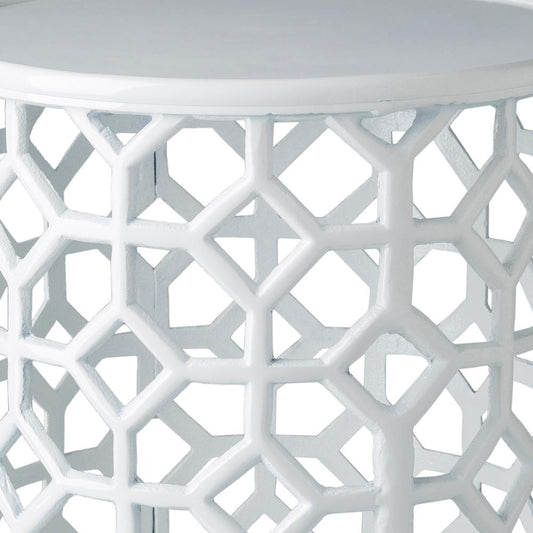 Livabliss - Hale End Table - White - HALE100-141416 veiw 2