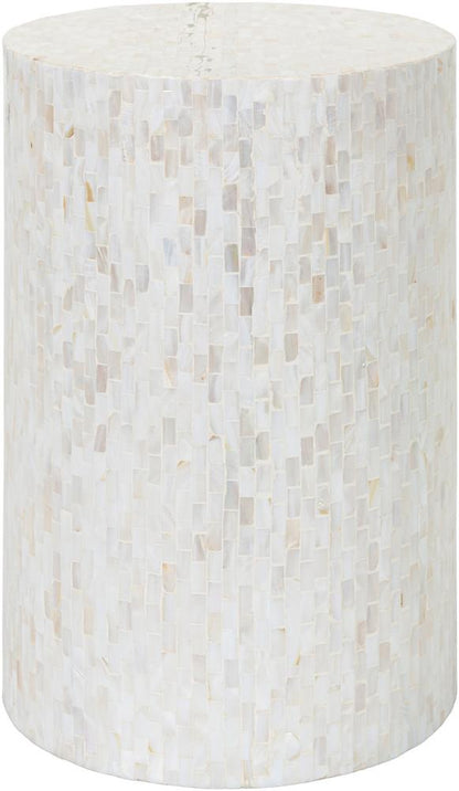 Livabliss - Iridescent End Table - Ivory - ISC-001 veiw 1
