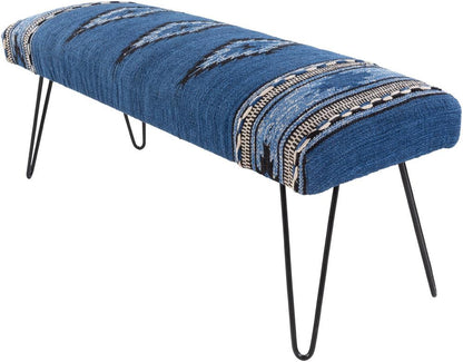 Livabliss - Miriam Bench - Dark Blue - MAM-001 veiw 1