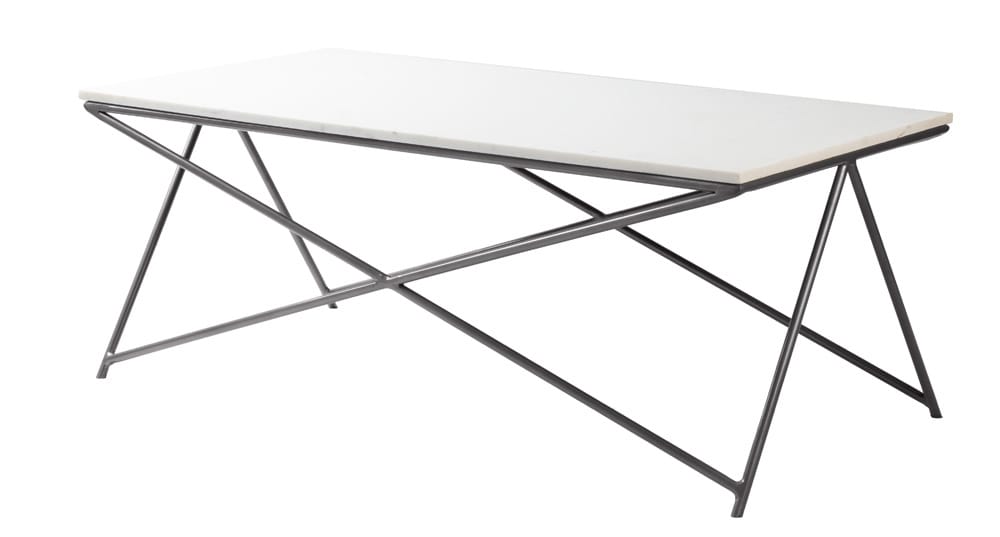 Livabliss - Norah Coffee Table - White - Gray - NRH-004 view 1